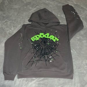 sp5der wait web hoodie size (s)
